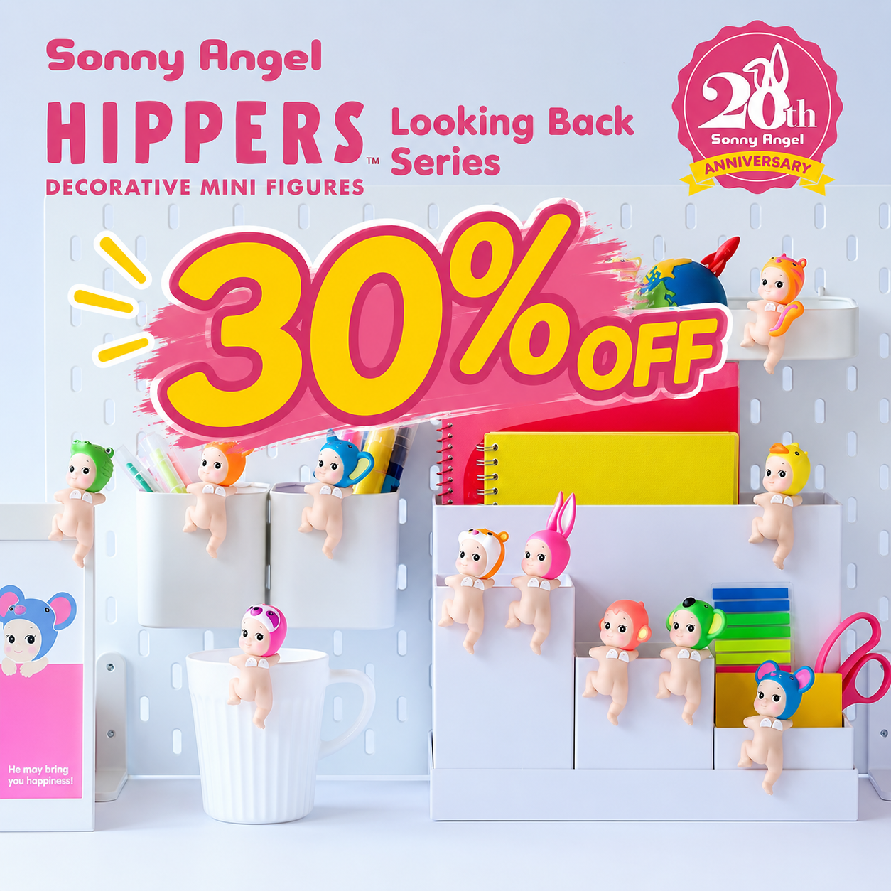 Sonny Angel's 20th Anniversary Hippers The Looking Back Series