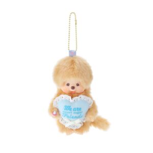 Monchhichi Sweet Sugar Brown Boy  Charm Keychain