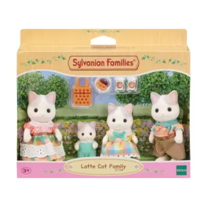 Sylvanian Families - Latte Cat Family