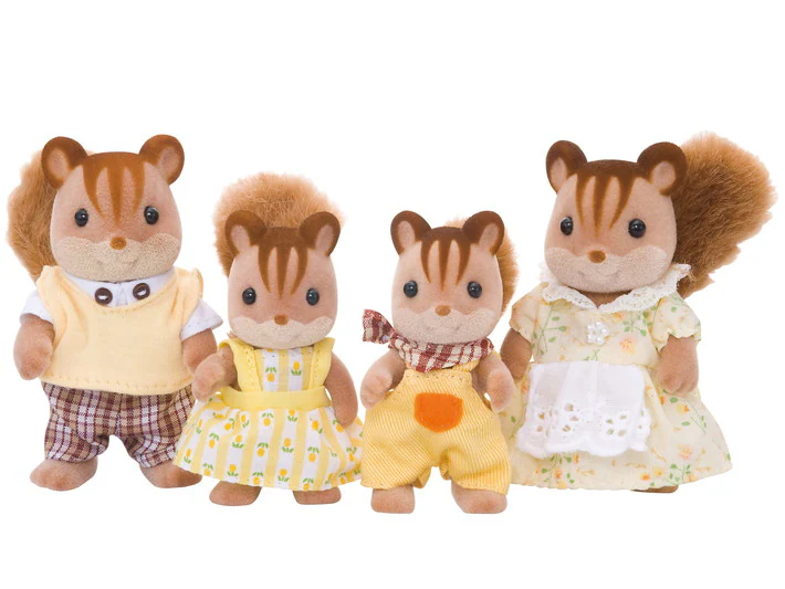 Sylvanian Families - Walnut Squirrel Family - Image 2
